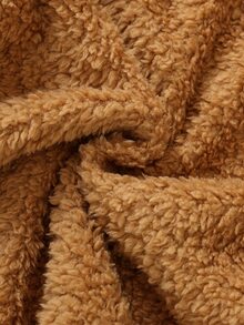 Bubblio Baby Boy Cute Autumn/Winter Fluffy Bear Design Hooded Loungewear Bathrobe Pajamas - Brown - View 5