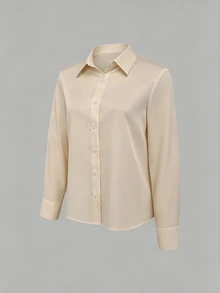 EMERY ROSE Blusas y camisas de mujer - Caqui - Ver 4
