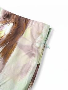 SHEIN Clasi 女款百搭抓皺腰上衣與花卉印花長裙兩件套 - 淺藍色 - 查看 5