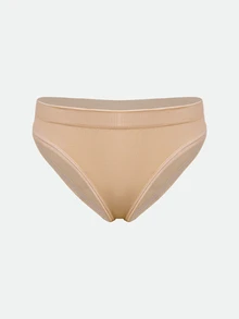SHAPORA Women's Best-Selling Minimalist Solid Color Fashion Comfortable High Cost-Performance High Quality Portable Seamless Triangle Panties 2pcs/Pack - Multicolor - View 3