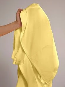 Dewbera Dewbera Zip-Up Hooded Jacket With Drawstring Hem, Sun Protection - Yellow - View 6