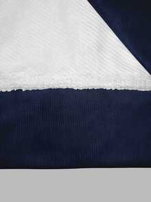 Lalippa Sweatshirt Lengan Panjang Wanita Motif Garis-Garis Warna Blok Kasual Serbaguna untuk Sehari-hari - MultiWarna - View 5