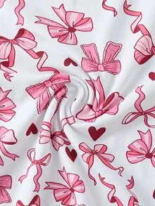 SHEIN 女童高彈性翻領內搭T恤，秋季服飾，適合日常休閒穿著，3件套 - 彩色 - 查看 5