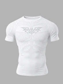 GymBeat Men's Colorblock Casual Versatile Daily Travel Sports T-Shirt - Multicolor - View 3