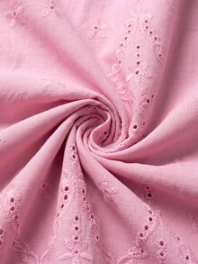 CAJUNI Casual, Romantic Cami Dress In Special Embroidered Fabric - Pink - View 2
