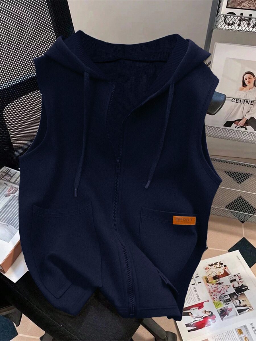 GlowEve Spring/Summer New Design Lightweight Layerable Women's Sweatshirt - Navy Blue - View 1