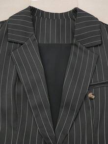 Franclia 花卉針織長袖長褲休閒通勤四季套裝 - 灰色 - 查看 6