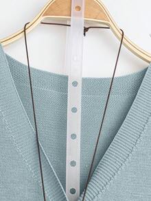 EMERY ROSE Women's Solid Color V-Neck Casual Versatile Daily Wear Knit Vest - Baby Blue - View 5