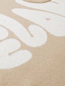 Chillumni Men's Autumn/Winter Casual Letter Pattern Sweater - Camel - View 3