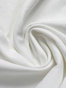 EMERY ROSE Atasan Wanita Polos Lengan Panjang Model Bahu Longgar Kasual Minimalis Elegan untuk Kantor/Brunch, Warna Putih Musim Gugur - Putih - View 5