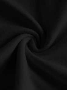 SHEIN BASICS 3件裝休閒純色針織方領短袖修身大尺碼T恤 - 彩色 - 查看 4