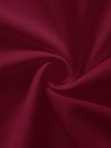 SHEIN BASICS 女款休閒純色針織立領長袖寬鬆外套，秋冬衣物 - 酒紅色 - 查看 12