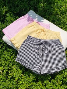 Comfortcana 女款夏季休閒短褲 3 件套 - 彩色 - 查看 4