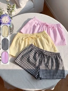 Comfortcana 女款夏季休閒短褲 3 件套 - 彩色 - 查看 3