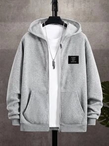 SHEIN 3件組，買一送一，兒童男孩女孩休閒連帽衛衣，長袖基本款 - 彩色 - 查看 4