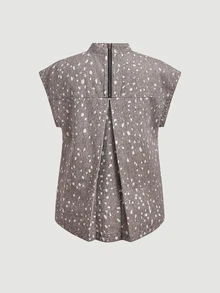 Balvessa 女款全印花休閒百搭日常牛仔上衣 - 彩色 - 查看 7