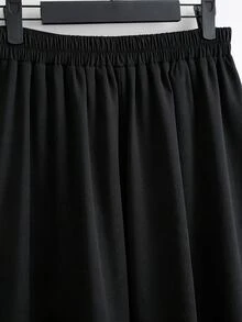 Franclia 女款秋季休閒學院風優雅黑白條紋黑襯衫裙套裝 教師節辦公穿搭 - 黑與白 - 查看 6