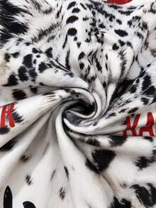 INAWLY American Vintage Hot Girl Animal Print Top - White - View 9