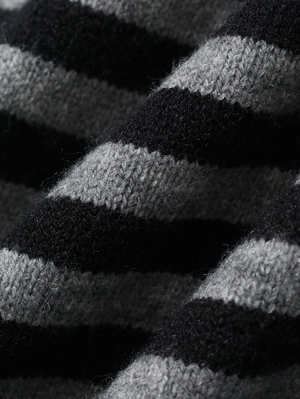 Women's Asymmetrical Shoulder Striped Long Sleeve Sweater Fall