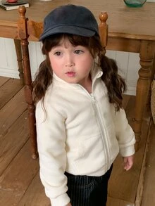 DAZY Baby Girl Autumn/Winter Casual Warm Jacket - Pink - View 4