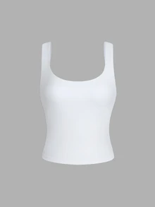 SHEIN Velisys Spring/Summer Best-Selling Fashion Sports Sleeveless T-Shirt Tank Top - Multicolor - View 6