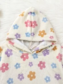 女嬰可愛休閒針織白色波點蝴蝶結長袖居家服套裝 2件組 秋季 - 白色 - 查看 4
