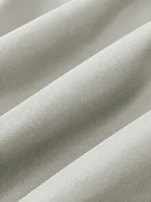 SHEIN 青少年女孩編織純色貼袋短版寬鬆休閒連帽外套 - 橄欖綠 - 查看 12