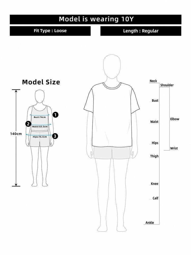 Tween Girl Casual Minimalist Cute Textured Bear Pattern, Polka Dot, Maillard Color Palette, Round Neck Short Sleeve T-Shirt Suitable For Spring, Summer, Autumn, Winter All Seasons Graphic, Kawaii, Tops, Y2k, Cozy, Cute Top - Multicolor - View 6