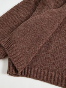 Rusticease Plus Size Women's Solid Color Casual Versatile Daily Wear Cardigan - Multicolor - View 6