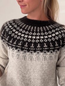 Mulvari Women's Lazy Round Neck Long Sleeve Sweater, Autumn/Winter Going Out - Apricot - View 5