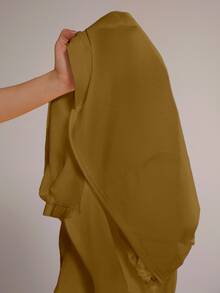 Dewbera Dewbera Zip-Up Hooded Jacket With Drawstring Hem, Sun Protection - Brown - View 6