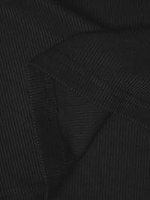 Airaco Men's Solid Color Crew Neck Casual Versatile Tank Top - Black - View 4