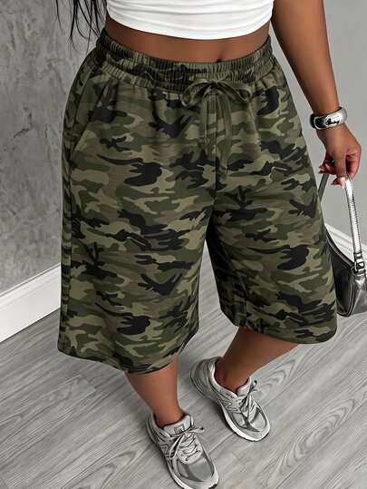 Slaydiva Plus Size Shorts
