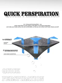 Gym Rark Men's Printed Colorblock Drawstring Waist Double Layer Sports Shorts - Blue - View 4