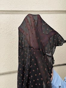 MaterniWear 孕婦波點休閒日常夏季旅行洋裝 - 黑色 - 查看 10