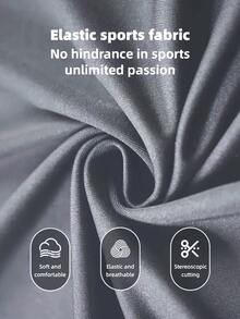 Coreblaze Men's Slim Fit Sports Shorts Base Layer - Grey - View 5