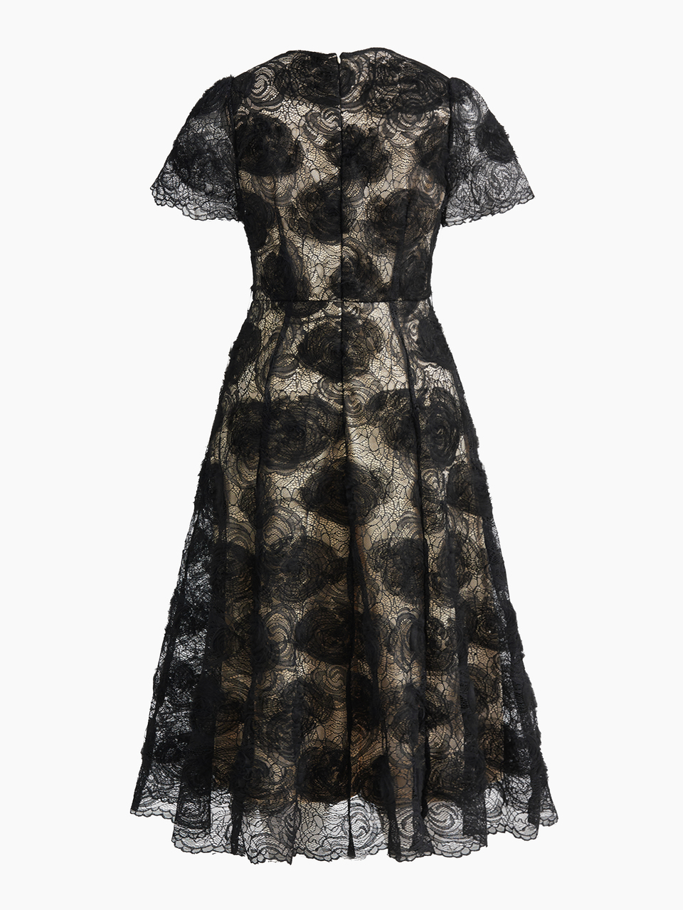 MOTF WOMEN'S CONTRAST LACE RHINESTONE DETAIL DRESS