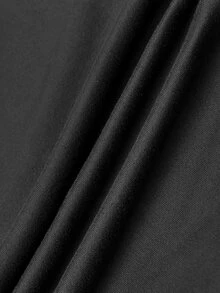 GlowEve CURVE Plus Size Elegant Casual Polka Dot Halter Neck Long Sleeve T-Shirt, Autumn/Winter Fall - Black - View 5