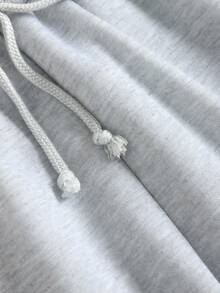 Tseoso 51%棉花花卉女款長褲，適合秋冬穿著 - 灰色 - 查看 3