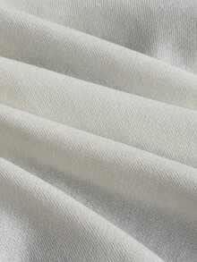Attitoon Sweatshirt Wanita Motif Garis-Garis Blok Warna dengan Model Bahu Terbuka - Putih - View 6