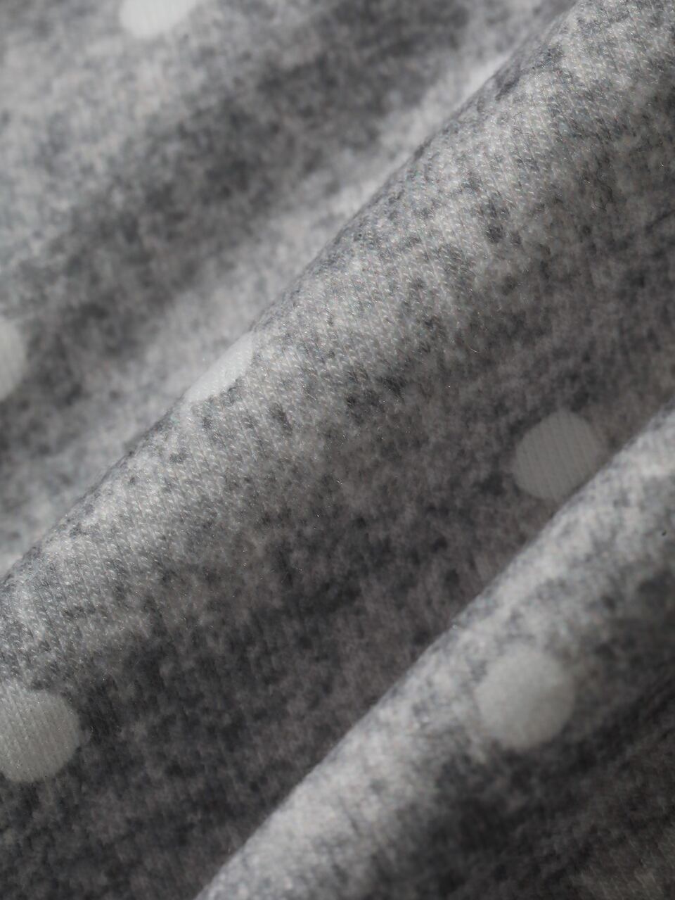 Women's Polka Dot Round Neck Loose Long Sleeve Long T-Shirt Fall