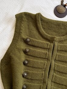 Soleia Women's Short Spring/Summer Fashion Sweater - Green - View 3
