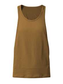 Manfinity Dauomo Men's Solid Color Round Neck Casual Versatile Tank Top - Camel - View 3