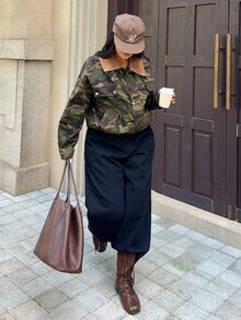 Rivivi Plus Size Women's Camouflage Lapel Casual Versatile Everyday Denim Jacket - Multicolor - View 7