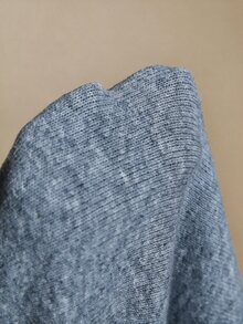 Poéselle Women's Fashionable Casual Crew Neck Long Sleeve Sweater In Fall/Winter - Blue - View 7