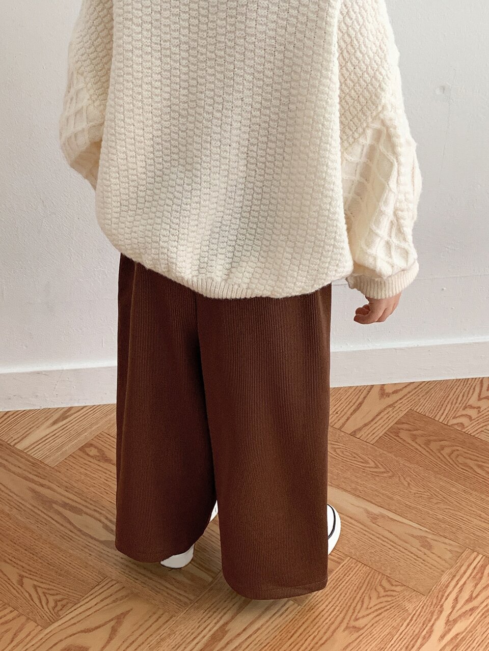 Baby Boy Casual Loose Fit Embroidered Detail Long Pants Fall