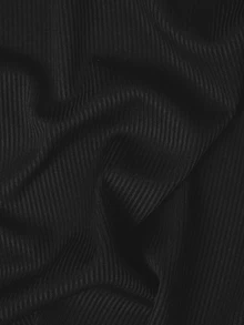 Airaco Men's Solid Color Crew Neck Casual Versatile Tank Top - Black - View 5