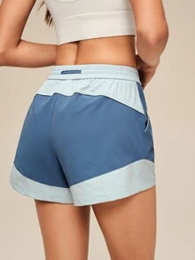 OutZeal Women Outdoor Shorts Hiking Camping Water-Resistant Elastic Waist With Pocket - Blue - View 8