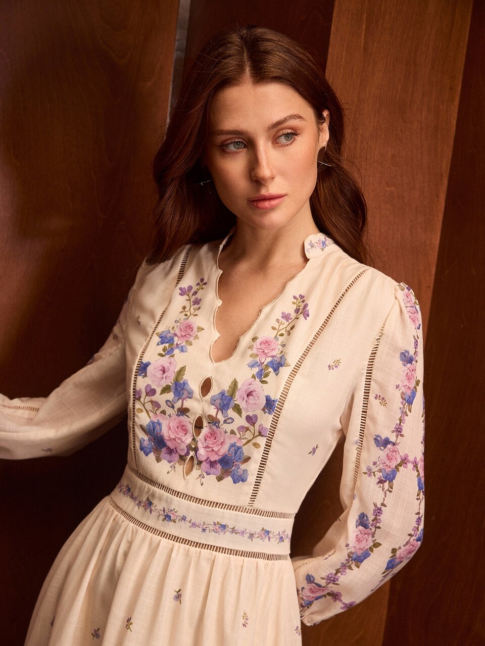 MOTF ELEGANT PRINTED SHORT DRESS FOR WOMEN