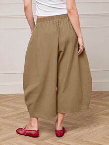 COUREZ Women Pants - Camel - View 3